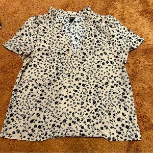 Shein floral blouse